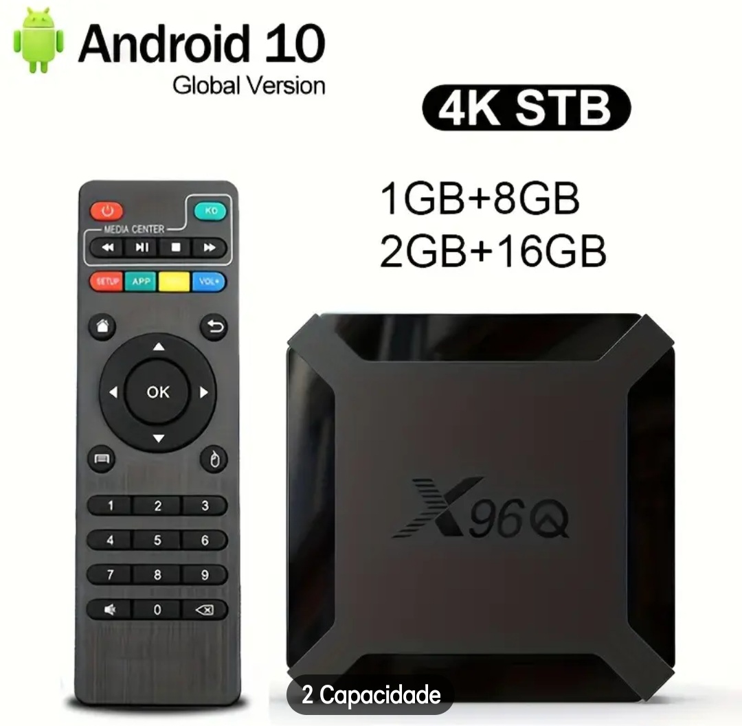 *Box Android TV 4K – Transforme Sua TV em Smart!
